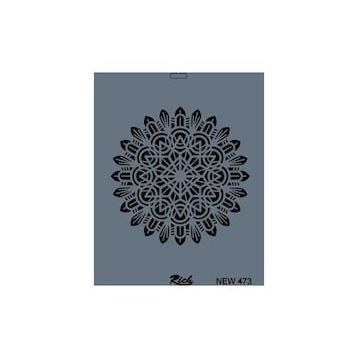Rich New Seri N-473 35x25 cm Stencil