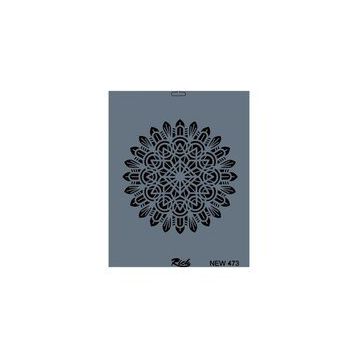 Rich New Seri N-473 35x25 cm Stencil