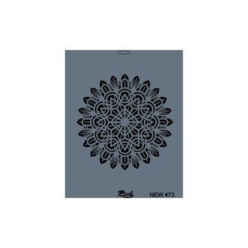 Rich New Seri N-473 35x25 cm Stencil