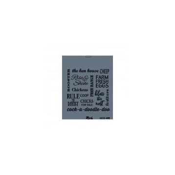 Rich New Seri N 499 35x25 cm Stencil