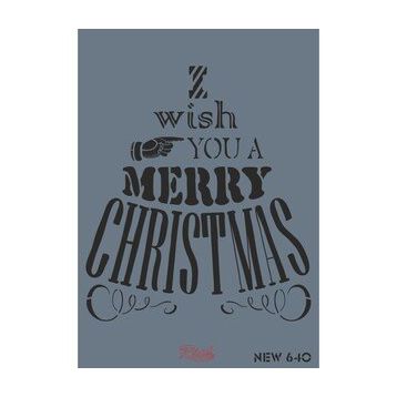 Rich New Seri N-640 35x25 cm Stencil