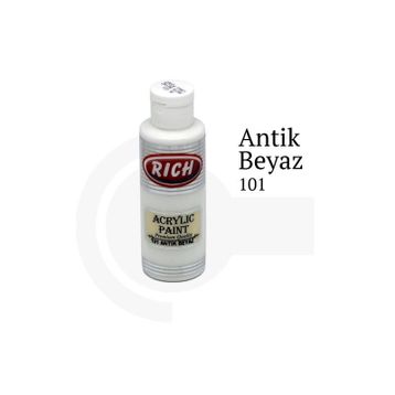 Rich No:101 Antik Beyaz 130ml Akrilik Boya