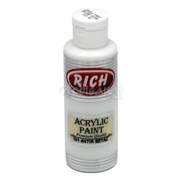 Rich No:101 Antik Beyaz 130ml Akrilik Boya