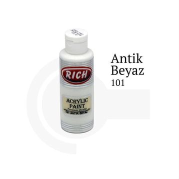 Rich No:101 Antik Beyaz 130ml Akrilik Boya