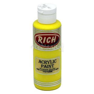 Rich No:112 Sarı 130ml Akrilik Boya