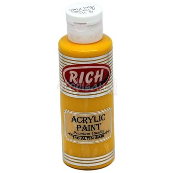 Rich No:116 Altın Sarı 130ml Akrilik Boya