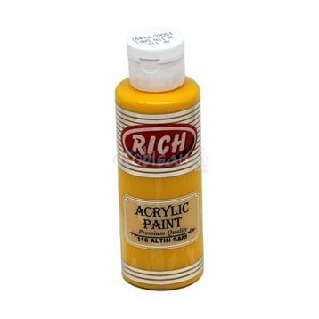 Rich No:116 Altın Sarı 130ml Akrilik Boya