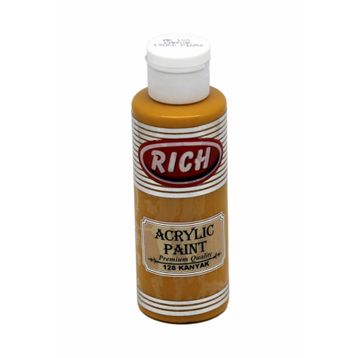 Rich No:128 Kanyak 130ml Akrilik Boya