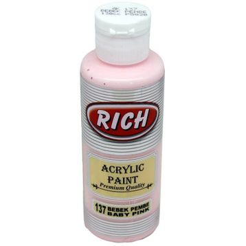 Rich No:137 Bebek Pembe 130ml Akrilik Boya