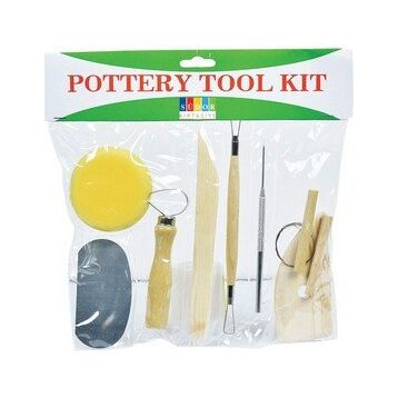Rich Pottery Tool Kıt 8 Parça Seramik Başlangıç Seti