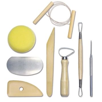 Rich Pottery Tool Kıt 8 Parça Seramik Başlangıç Seti