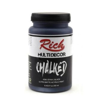 Rich Rich Multi Decor Chalked 250 Ml 4580 Siyah