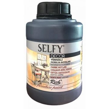 Rich Rich Selfy Decor 12874 Siyah 1250cc Vernikli Boya