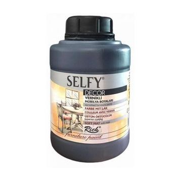 Rich Rich Selfy Decor 12874 Siyah 1250cc Vernikli Boya