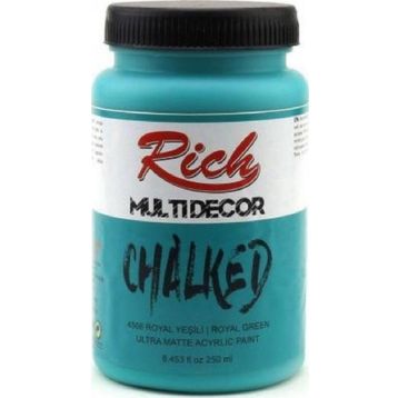 Rich Royal Yeşili 250 cc Multi Decor Chalked Akrilik Boya