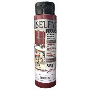 Rich Selfy Decor 500 cc Burgundy Vernikli Mobilya Boyaları