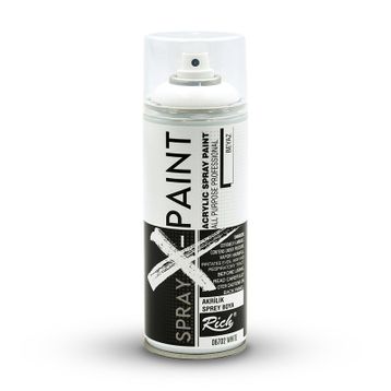 Rich Spray X-Paint 400 ml Beyaz Akrilik Sprey Boya
