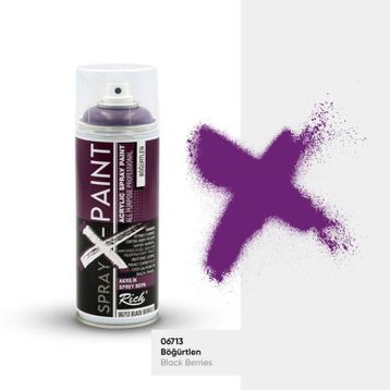Rich Spray X-Paint 400 ml Böğürtlen Akrilik Sprey Boya