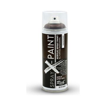 Rich Spray X-Paint 400 ml Kahverengi Akrilik Sprey Boya