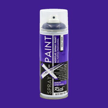 Rich Spray X-Paint 400 ml Violet Mor Akrilik Sprey Boya