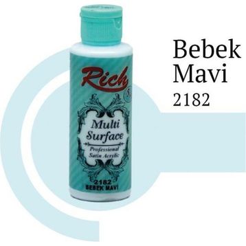Rich Surface 2182 Bebek Mavi 120 ml Akrilik Boya