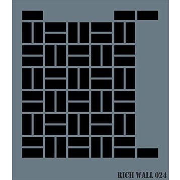 Rich WALL-024 50x70 cm Duvar Stencil Boyama Şablonu