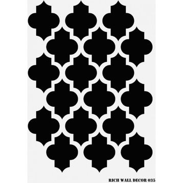 Rich WALL-035 50x70 cm Duvar Stencil Boyama Şablonu