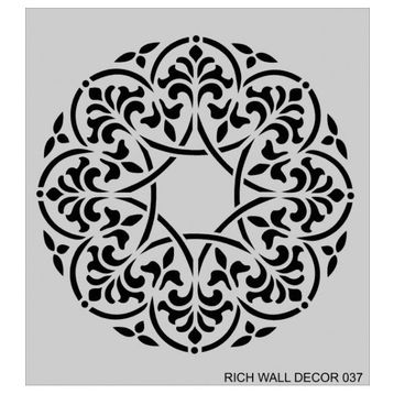 Rich WALL-037 50x70 cm Duvar Stencil Boyama Şablonu