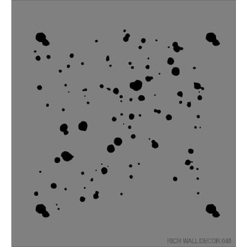 Rich WALL-048 50x70 cm Duvar Stencil Boyama Şablonu