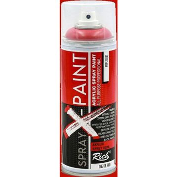 Rich X-Paint Kırmızı 400 ML Akrilik Sprey Boya