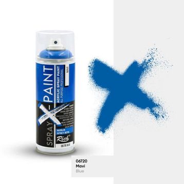 Rich X-Paint Mavi 400 ML Akrilik Sprey Boya
