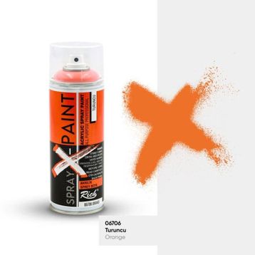 Rich X-Paint Turuncu 400 ML Akrilik Sprey Boya