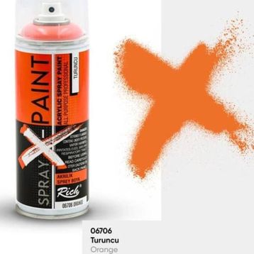 Rich X-Paint Turuncu 400 ML Akrilik Sprey Boya