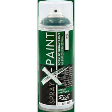 Rich X-Paint Yeşil 400 ML Akrilik Sprey Boya