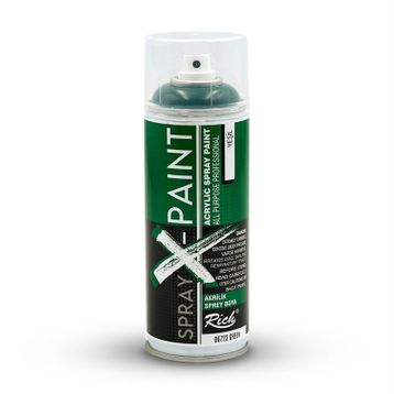 Rich X-Paint Yeşil 400 ML Akrilik Sprey Boya