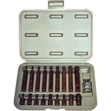 RİCO 005-KK0003 19 Parça Kaplamalı Torx Bits Set