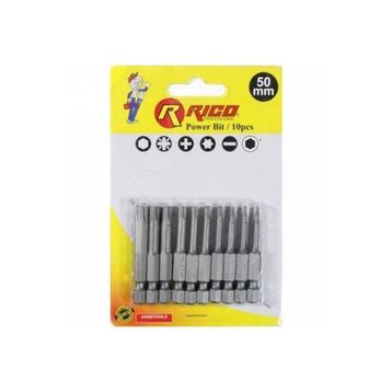 Rico 005-KK1131 50 mm 10 Parça Torx Bits Uç Seti