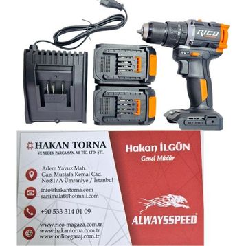 Rico 028-RE0016 2x2 Ah Akülü Matkap