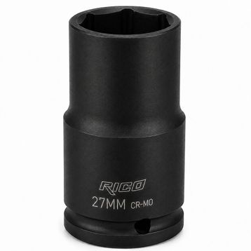 Rico 1/2 27 mm Altı Köşe Havalı Derin Lokma