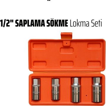 Rico 1/2 4 Parça Saplama Sökme Lokması Takımı