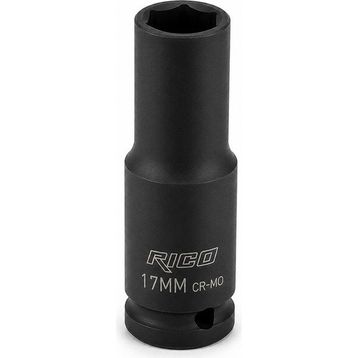 Rico 1/2 inç 6 Köşe 17 mm Uzun Derin Havalı Lokma