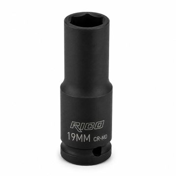 Rico 1/2 inç 6 Köşe 19 mm Uzun Derin Havalı Lokma