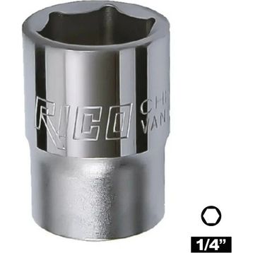 Rico 1/4 Altı Köşe 12 mm Kısa Lokma