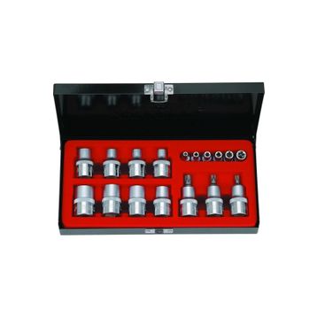 Rico 18 Parça 1/4-1/2 Torx Lokma Takımı Seti