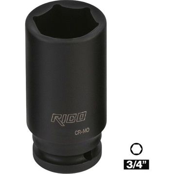 Rico 3/4 36 mm Altı Köşe Havalı Derin Lokma