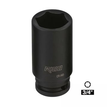 Rico 3/4 36 mm Altı Köşe Havalı Derin Lokma