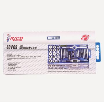 Rico 40 Parça Pafta Kılavuz Seti