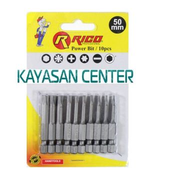 Rico 50 mm Torx Bits 10 Parça Uç Seti