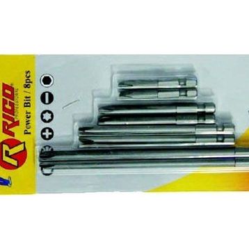 Rico 8 Parça PH2x50-75-100-150 mm Torx Bits Set