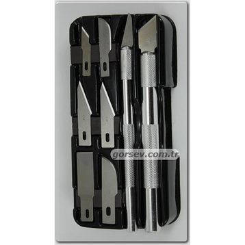 Rico KK7001 8 Pc Maket Bıçak Seti